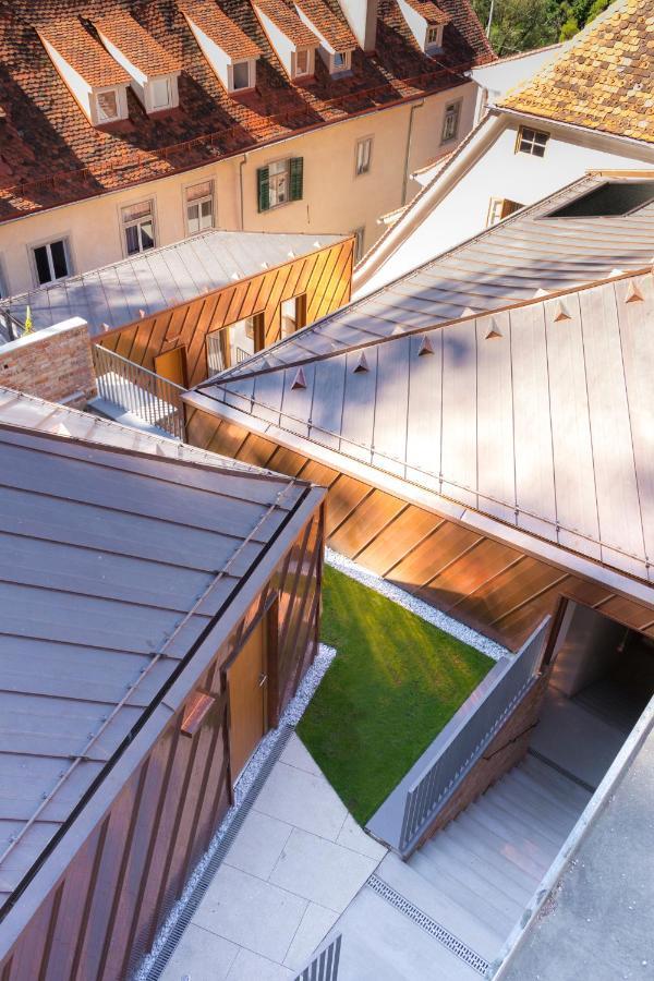 Kai 36 - Hotel Zwischen Fels Und Fluss Graz Extérieur photo Copper roofing